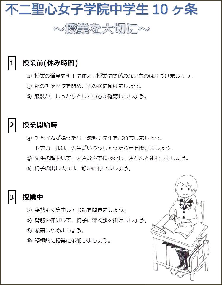中学生10カ条